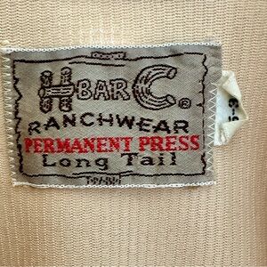 Tan Button-Up Shirt HBAR C Ranchwear